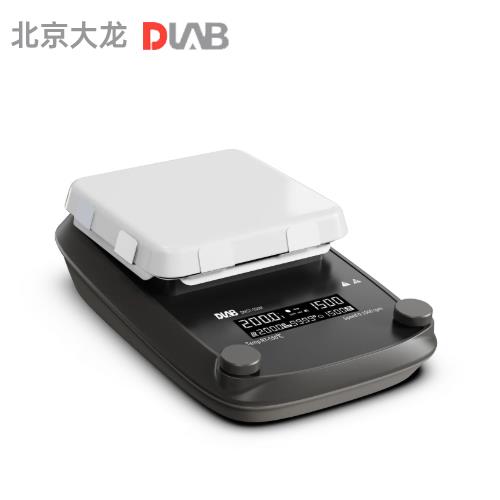 北京大龍DMS7-550M   DLAB LCD 數控7寸定時款加熱型強磁磁力攪拌器